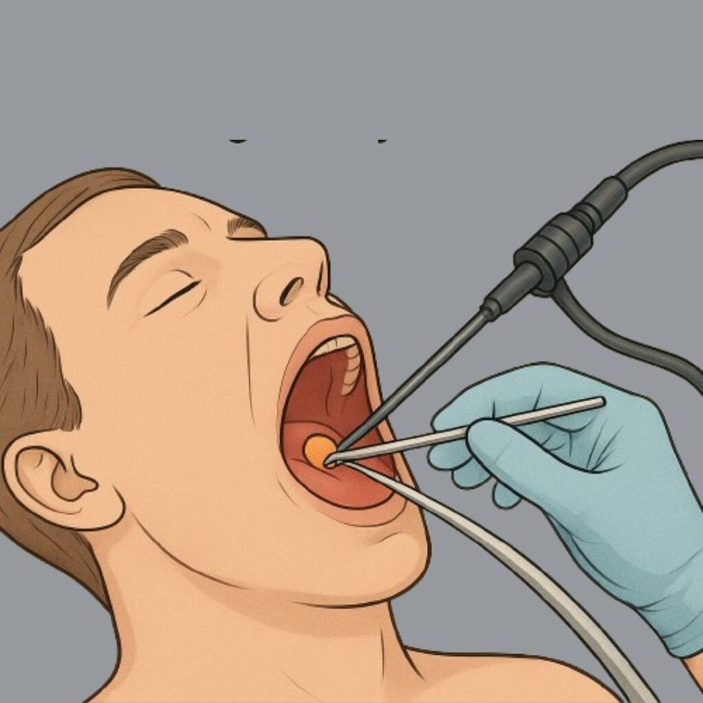 एंडोस्कोपी द्वारा फॉरेन बॉडी निकालना (foreign body removal)