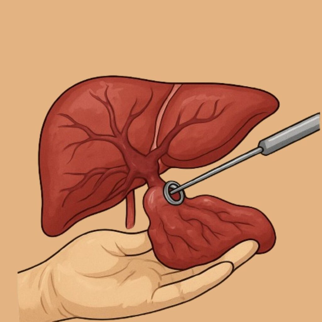 लिवर की बीमारी से सूजी नसों पर बैंड या इंजेक्शन लगाना (banding)